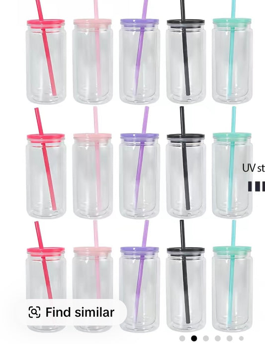 16 oz purple lid