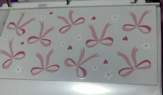 Pink bows