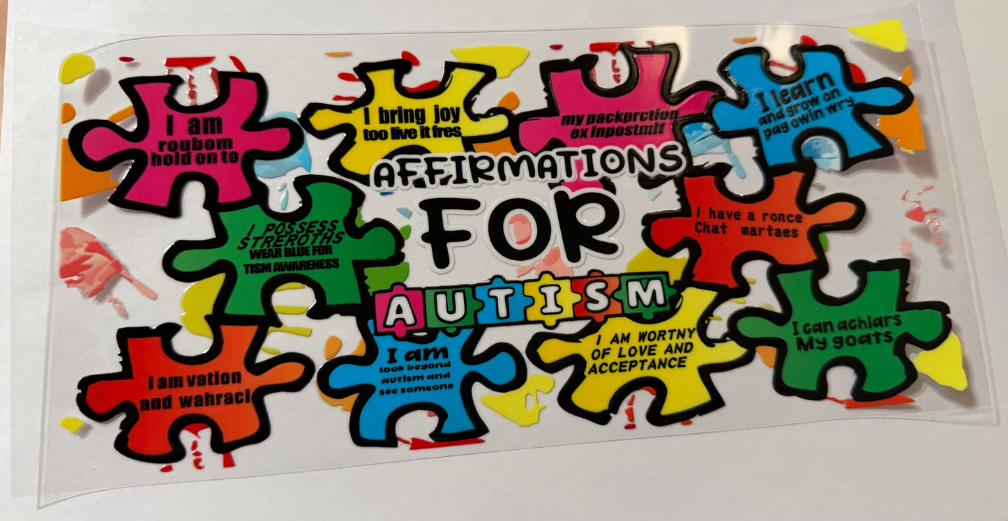 Affirmation for autism