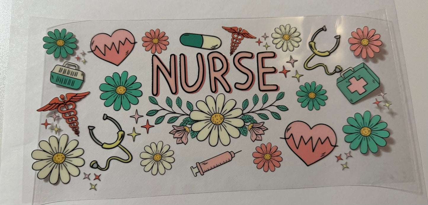 Nurse w/ flower