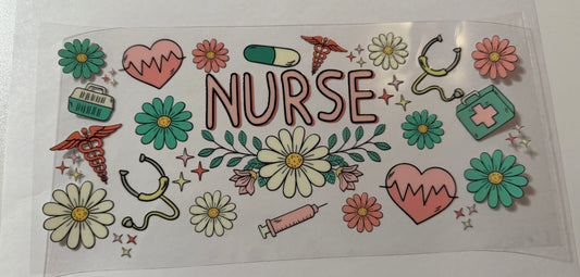 Nurse w/ flower