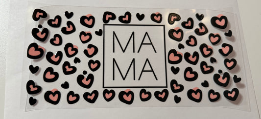 Mama cheetah hearts