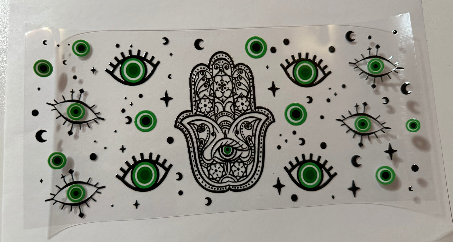 Small green eye hand