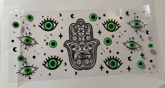 Small green eye hand