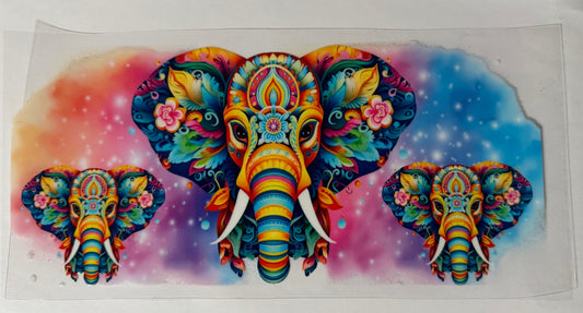 Rainbow elephant