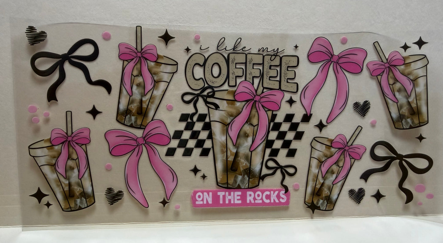Coffee on the rocks